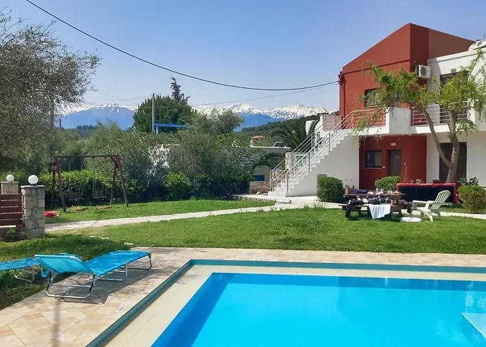 Mati- Cozy Apartment- Close To The Of Almyrida With A Shared Pool