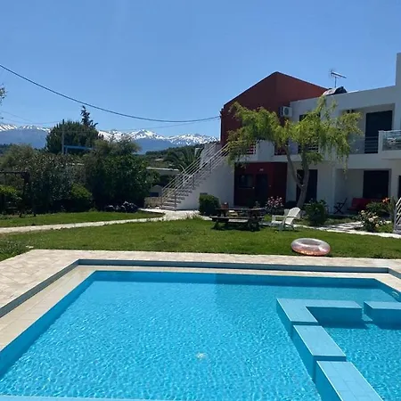 Mati- Cozy Apartment- Close To The Of Almyrida With A Shared Pool *